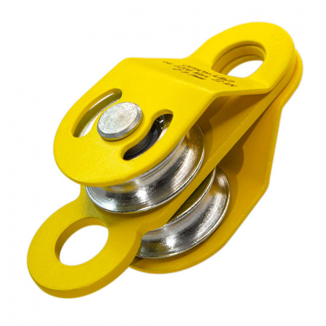 Блок-ролик Орион-альп двойной с подшипником сталь