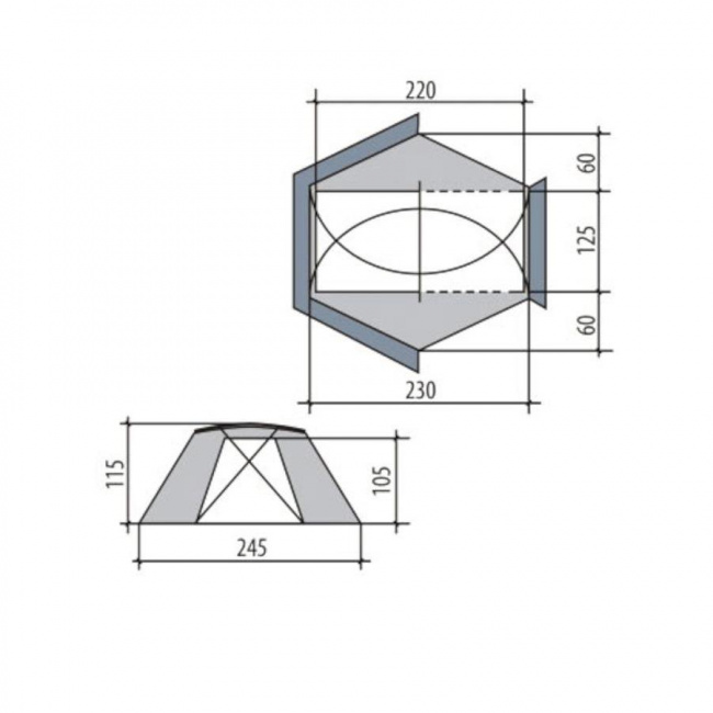 Палатка BASK SHARK FIN FLAP 2