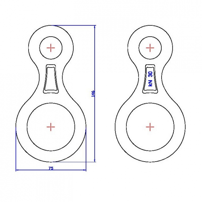 Спусковое устройство Вертикаль Восьмерка классическая