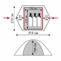 Палатка Tramp Cloud 3 Si