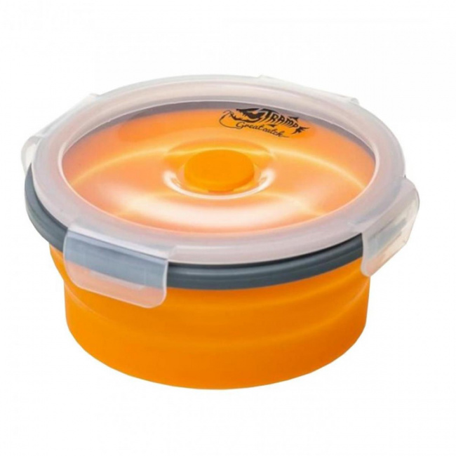 Контейнер Tramp складной с крышкой-защелкой 550 мл (оранжевый (9163308))