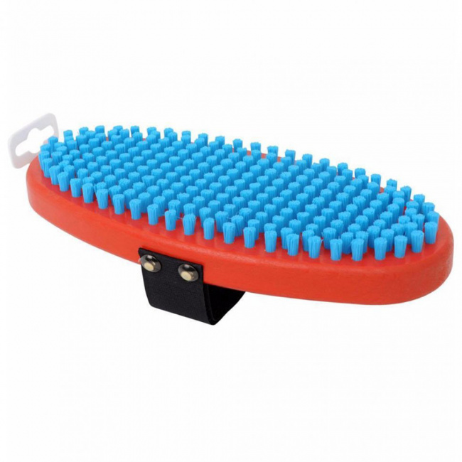 Щетка Swix из голубого нейлона для финишной доводки, овальная T0160O Щетка Swix из голубого нейлона для финишной доводки, овальная T0160O