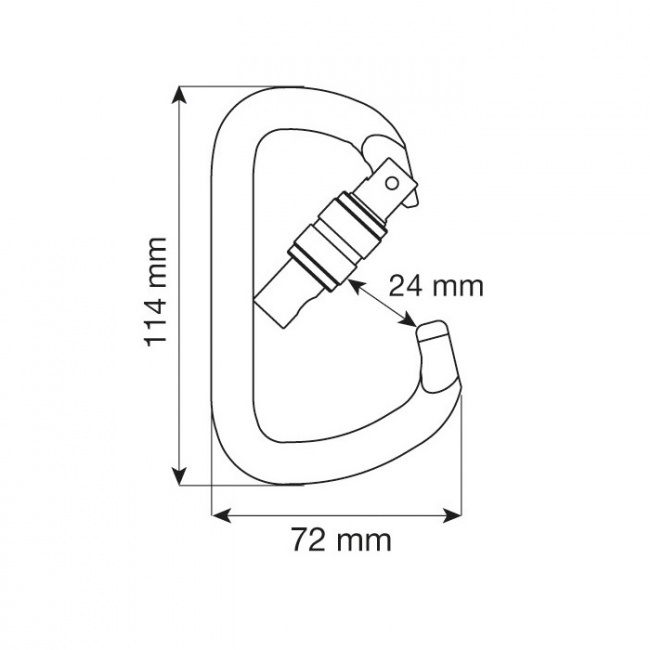 Карабин CAMP D PRO-LOCK