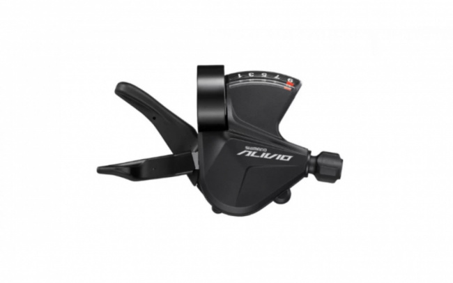 Шифтер Shimano Alivio M3100, прав, 9ск, хомут, тр, 2050мм Шифтер Shimano Alivio M3100, прав, 9ск, хомут, тр, 2050мм